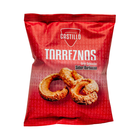 Snacks - Șoric crocant cu slănină și aromă BBQ, perfect pentru gustări savuroase.