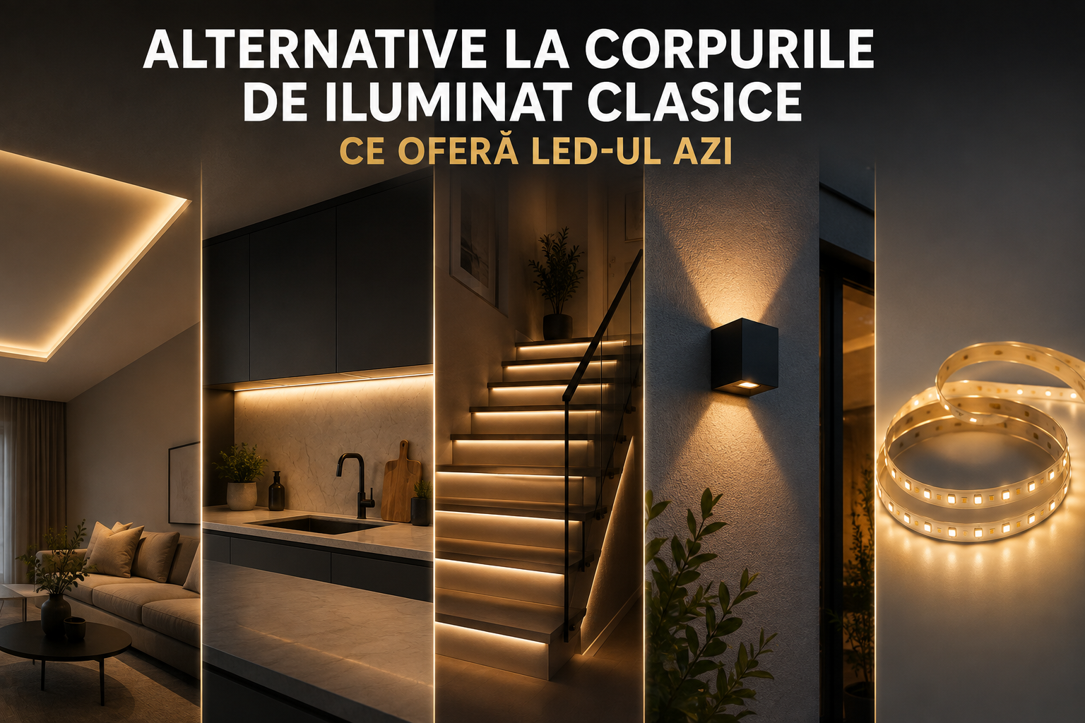 Alternative la corpurile de iluminat clasice — ce oferă LED-ul azi