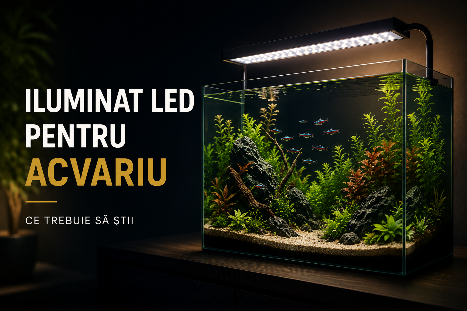 Iluminat LED pentru acvariu — ce trebuie să știi