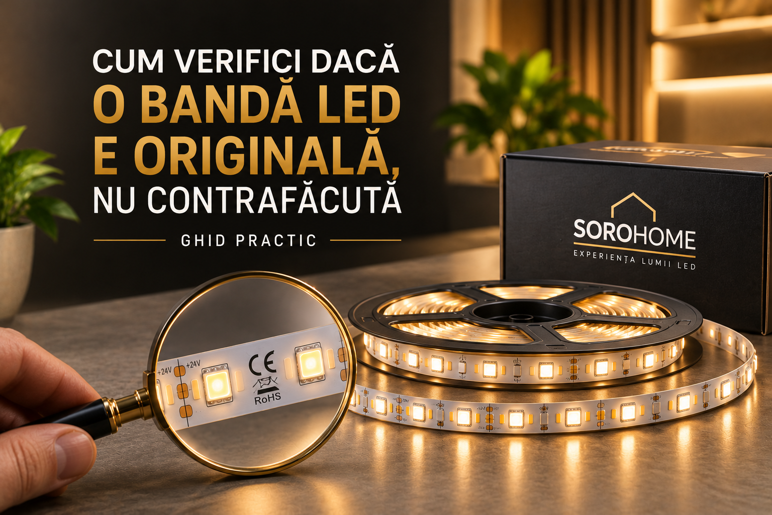 Cum verifici dacă o bandă LED e originală, nu contrafăcută