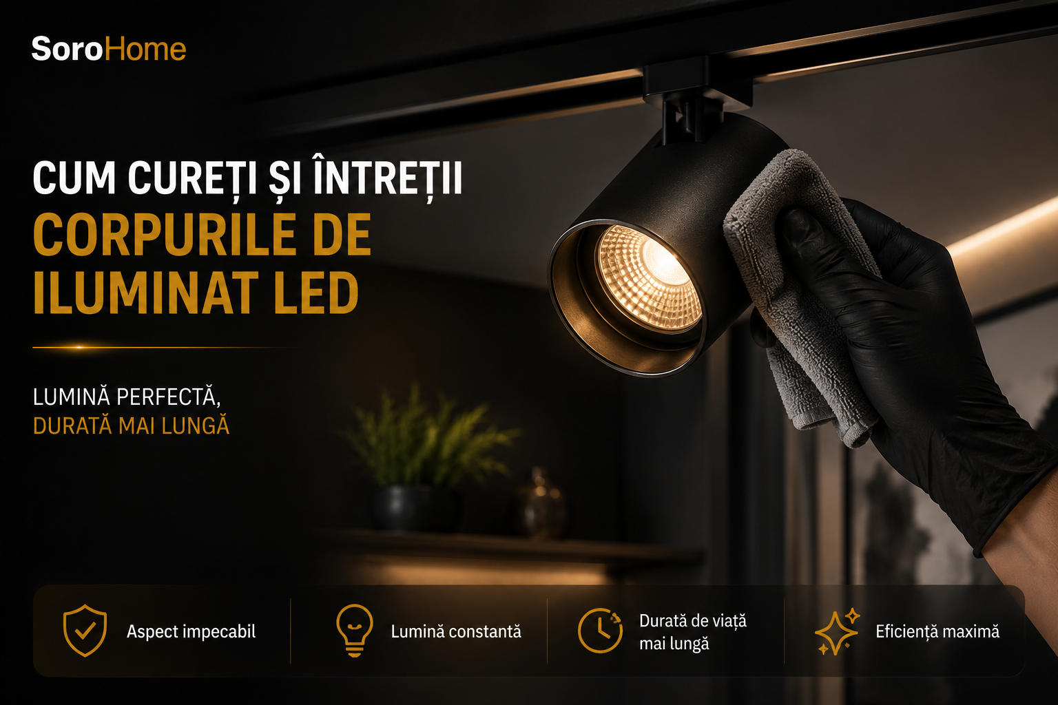 Cum cureți și întreții corpurile de iluminat LED