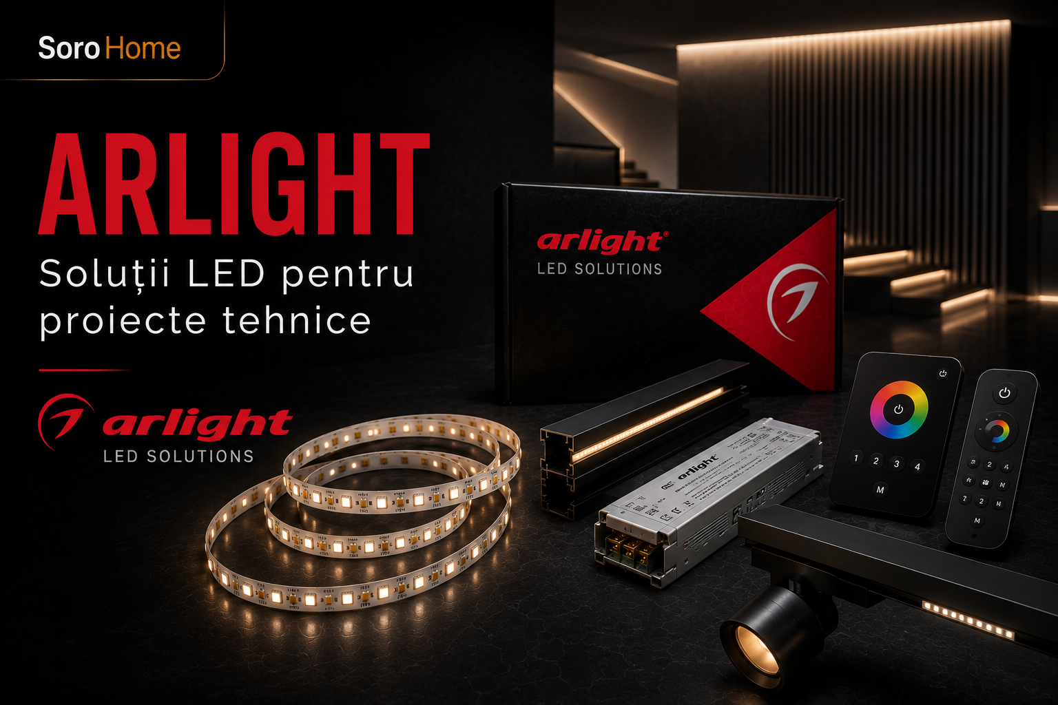 Arlight — prezentarea brandului și gama distribuită de noi