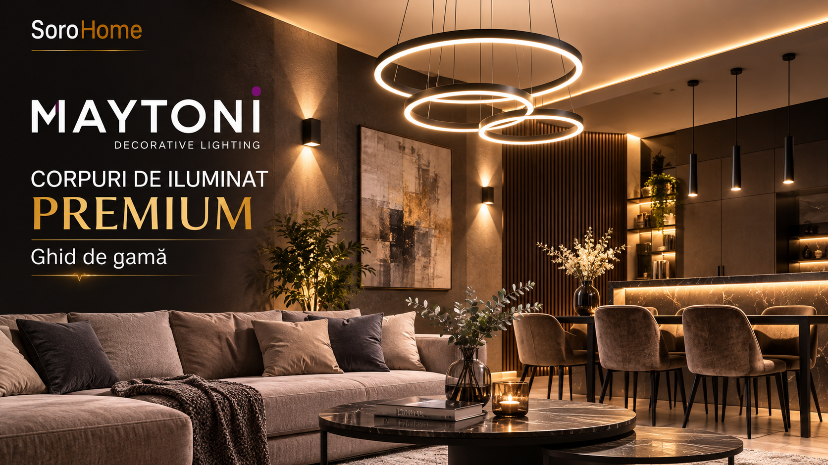 Maytoni — corpuri de iluminat premium, ghid de gamă