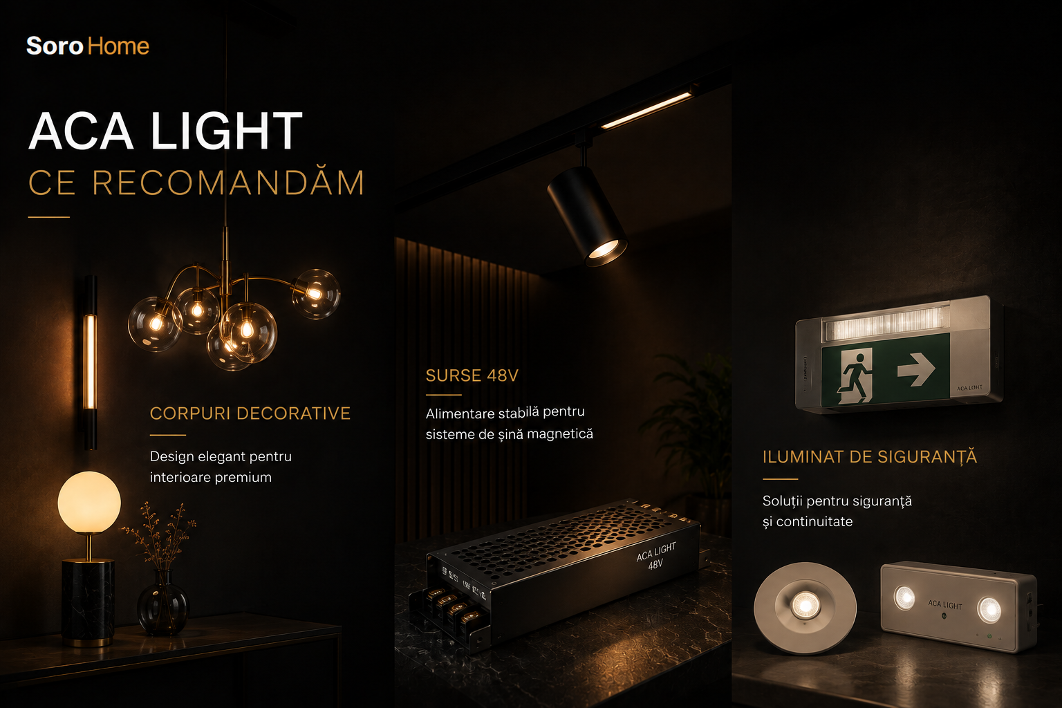 ACA Light — ce recomandăm din gama lor