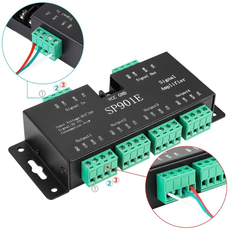 Amplificator LED pentru bandă digitală [5]