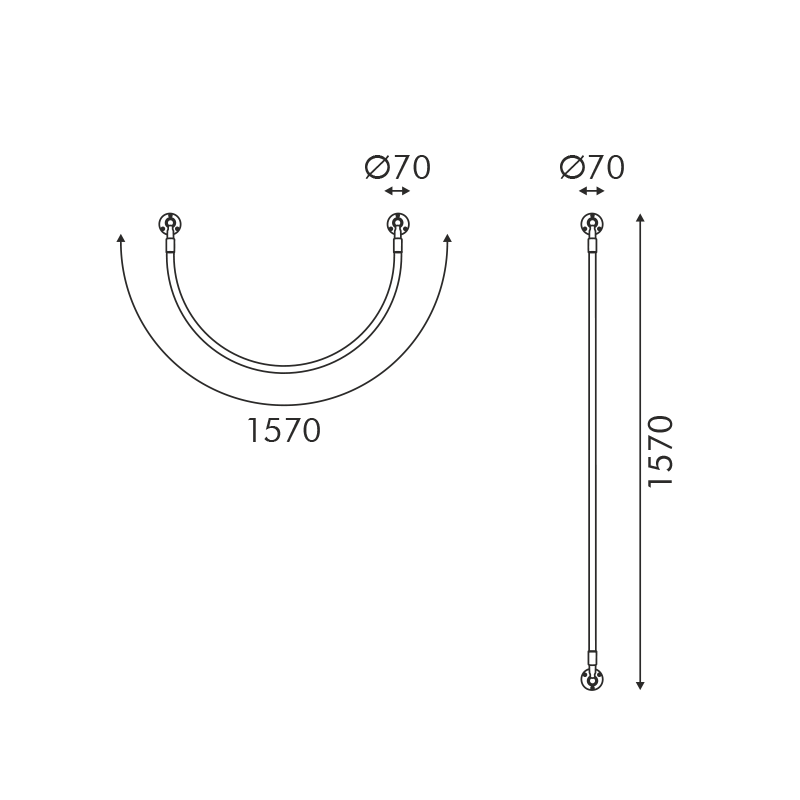 Aplică LED de perete Malpo 16W • 3000K • 980lm - metal, silicon, negru [4]