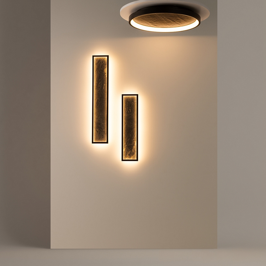 Aplică LED de perete Orign 70W • 3000K • 1000lm • 6 cm - metal, negru [3]