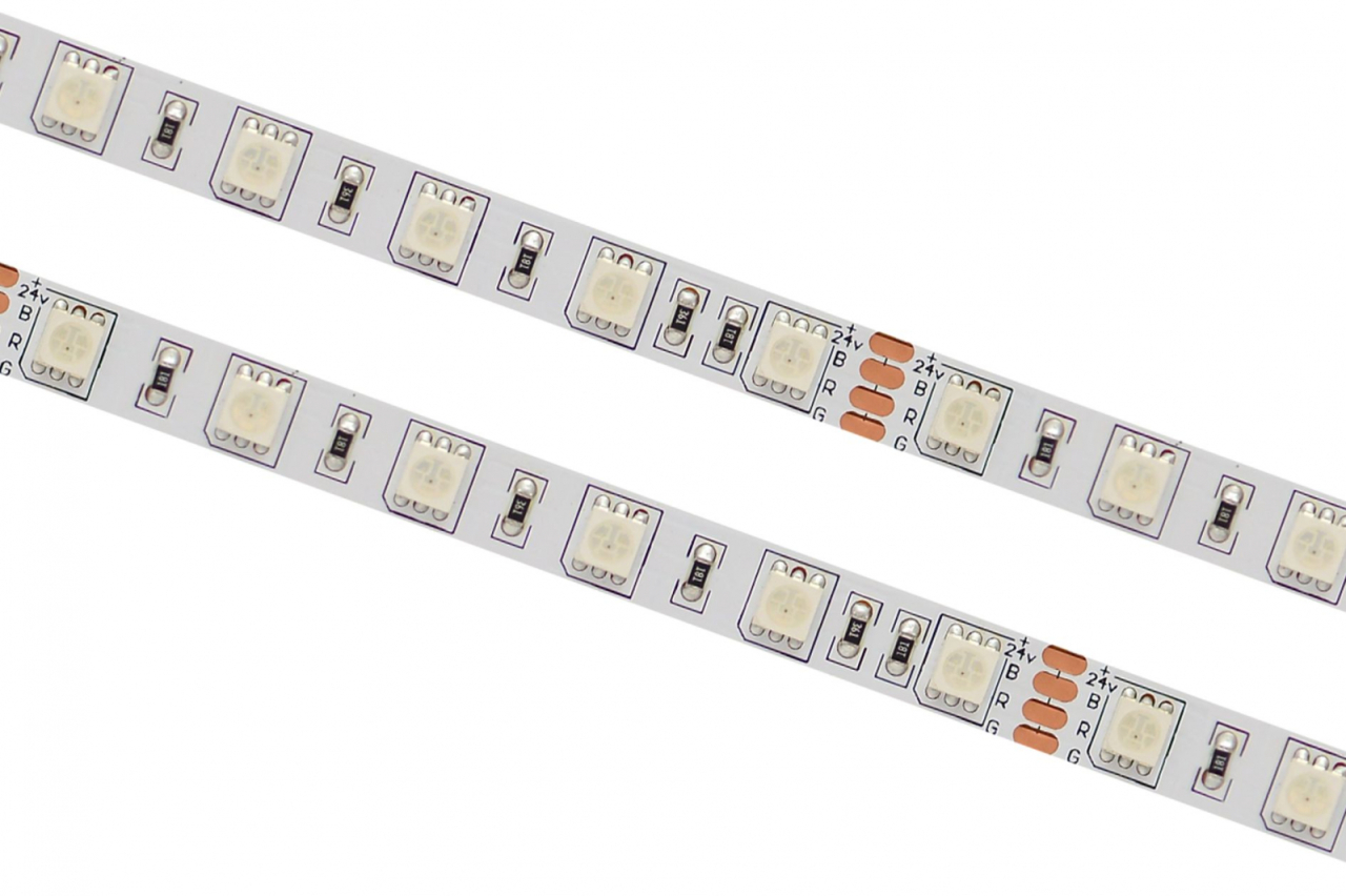 Banda LED 60 LED/m IP66 - rolă pe fundal alb [2]
