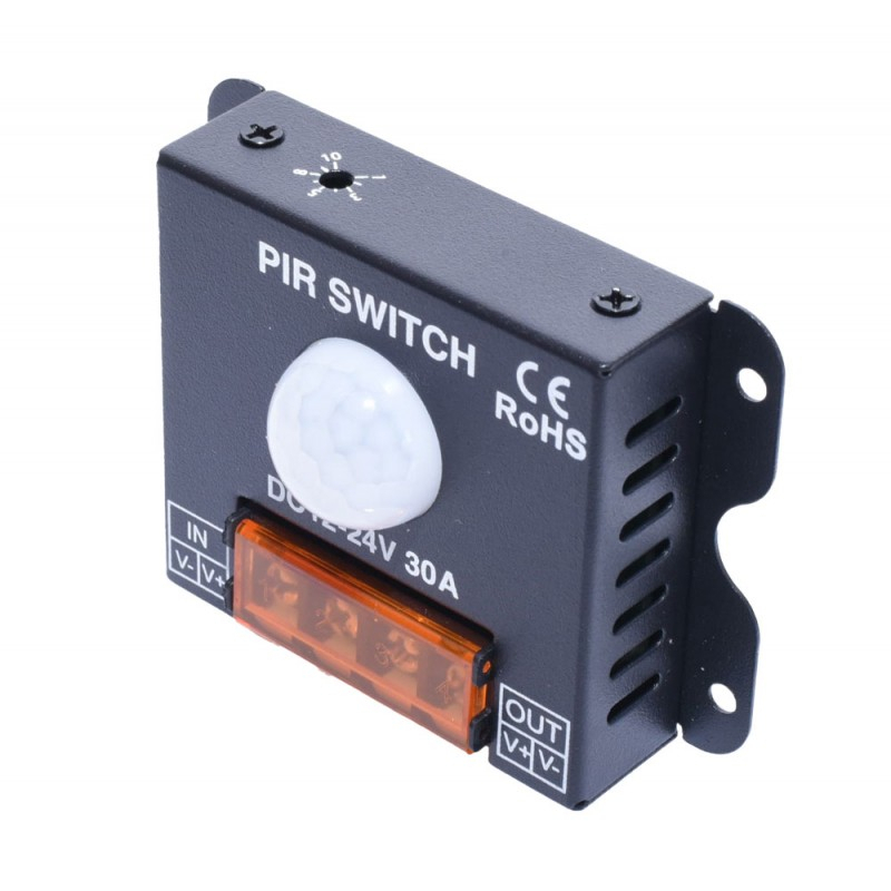 SENZOR PIR-30 COMUTATOR MISCARE 12V-24V/30A - accesoriu bandă LED [3]