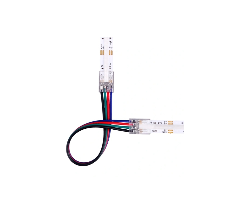 Conector cu cablu banda led cob RGB 10mm 5.5A - accesoriu bandă LED [2]