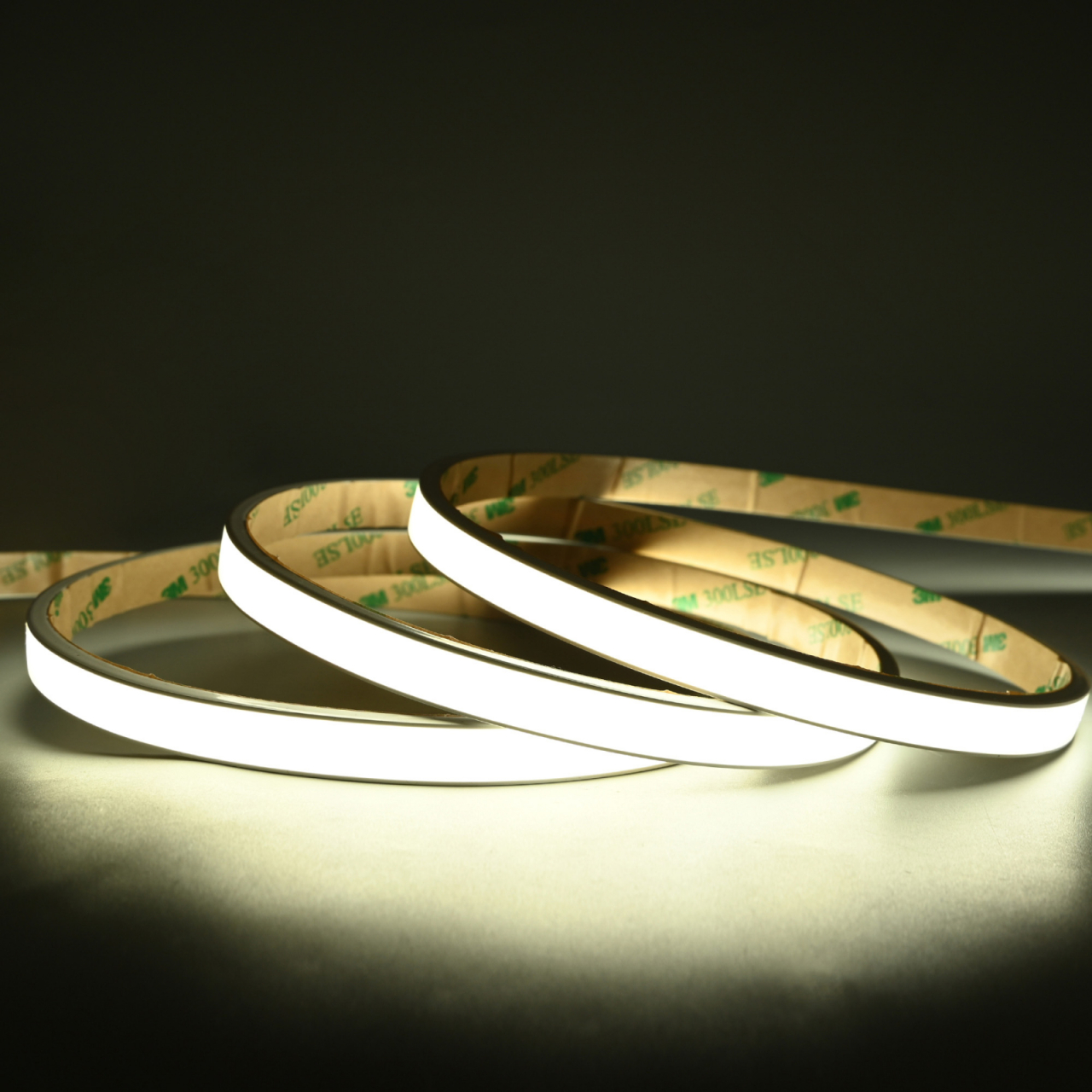 Neon LED COB 10×4 mm 24V 3000K IP67 - furtun luminos montat pe contur [2]
