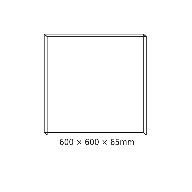 Cadru de montaj pentru panou LED 600×600×65 mm [2]