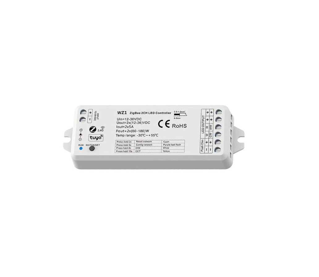 Controler LED multifuncțional • ZigBee • 12-36V • 10A - WZ1 [2]
