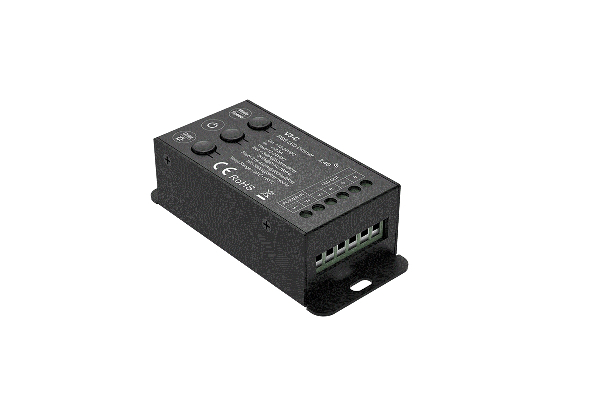 Controler LED RGB • 12-24V • 3×6A - V3-C [3]