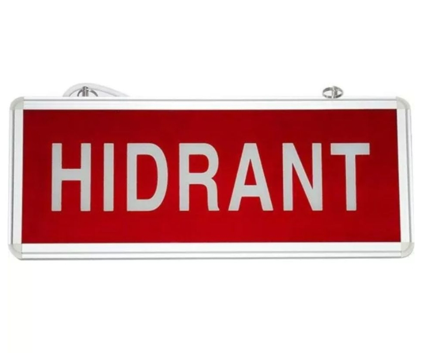 Corp de iluminat de urgență cu marcaj HIDRANT 3W • IP20 • 36×17×20 mm - plastic [1]
