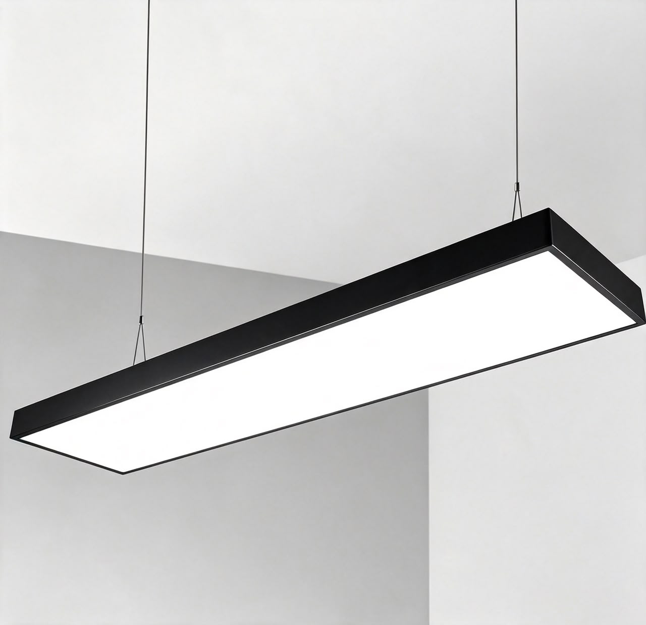 Corp de iluminat LED de birou 72W • 4000K • 4680lm • 120 cm × H6 cm - alb [2]