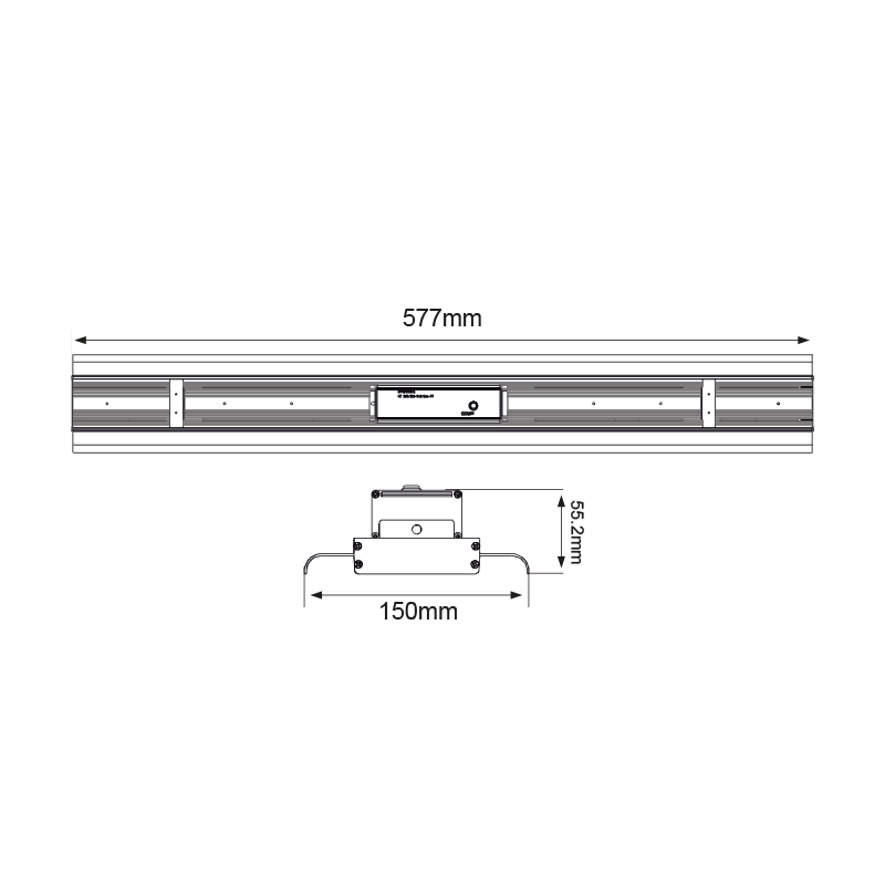 Corp industrial LED de mare putere 100W • 5000K • 16000lm • 30° [2]