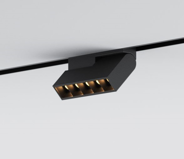 Corp liniar magnetic 48V • 12W • 3000K • 1000lm • 24° • Ra90 • 220mm - cip Osram, negru [4]