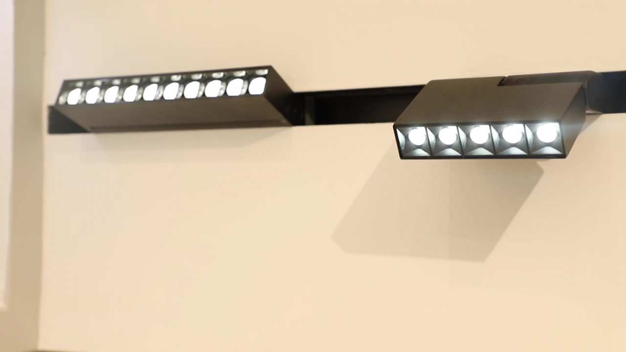 Corp liniar magnetic 48V • 12W • 3000K • 1000lm • 24° • Ra90 • 220mm - cip Osram, negru [3]
