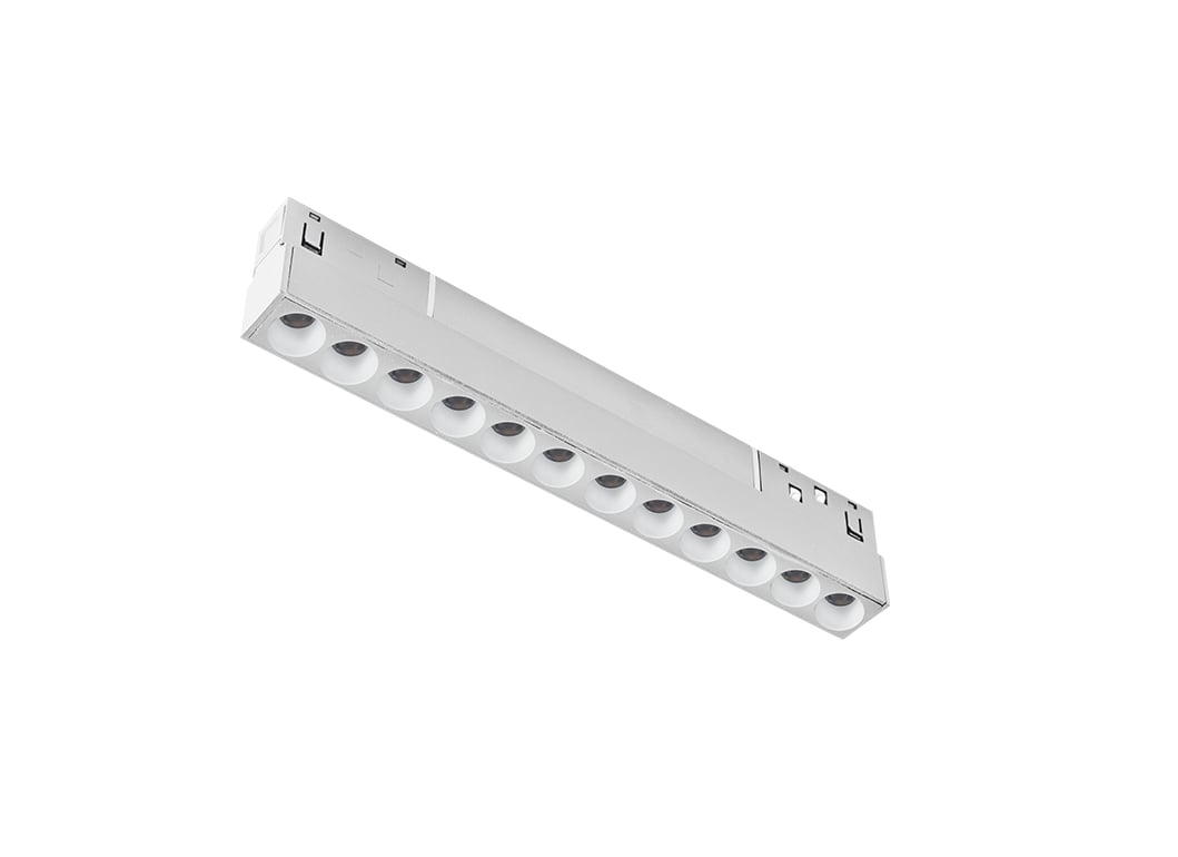 Corp liniar magnetic 48V • 12W • 3000K • 1000lm • 36° • Ra90 • 220mm - cip Osram, alb [2]