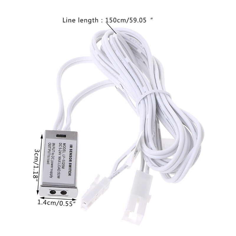 Intrerupator de dulap 5-24V DC 5A Usa - accesoriu bandă LED [9]