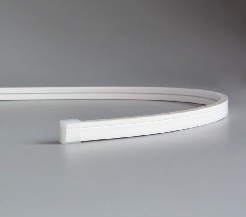 Neon LED 4×10 mm 24V 4000K IP67 - furtun luminos montat pe contur [7]