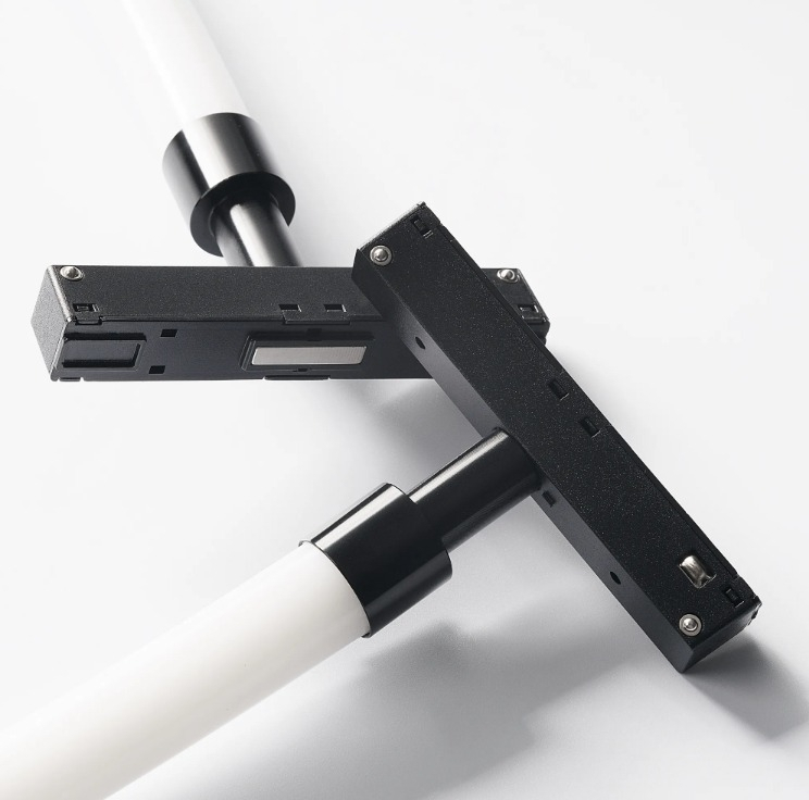Neon magnetic 48V • 40W • 3000K • 3000lm • 360° • Ra90 • Ø22mm • 2000mm - negru [2]