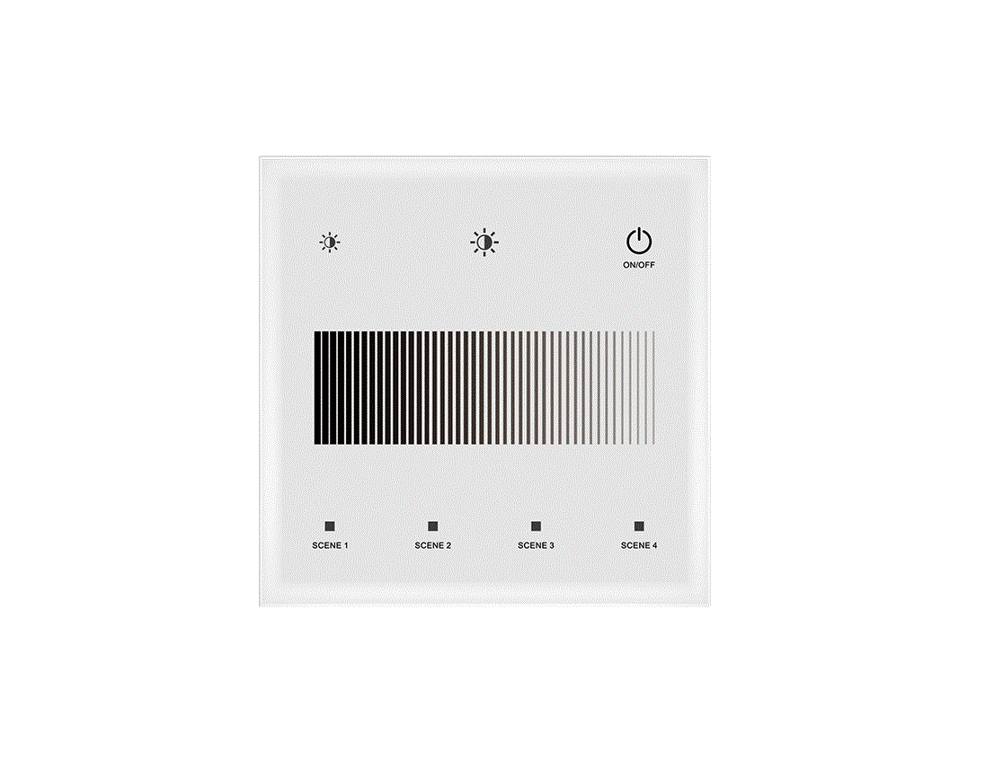 Panou de perete LED monocolor • 230V • 1 zonă - T11-S(W) [3]