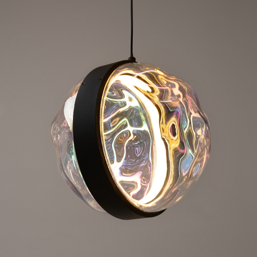 Pendul LED Misterio 15W • 2700K • 2000lm • Ø38 cm × H320 cm - metal, sticlă, negru [4]