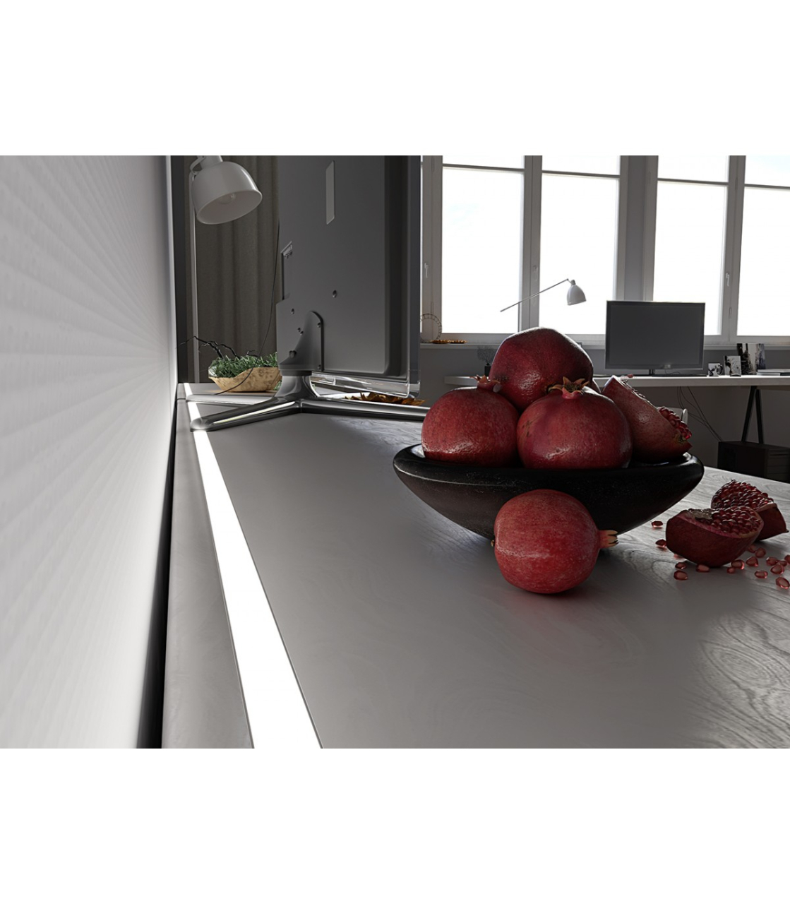 Profil aluminiu LED aplicat P4-1 alb [6]