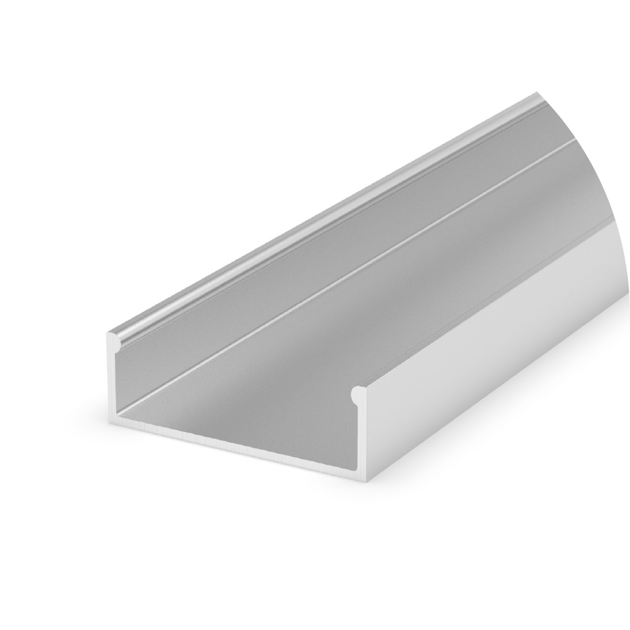 Profil aluminiu LED aplicat P13-1 argintiu anodizat [2]