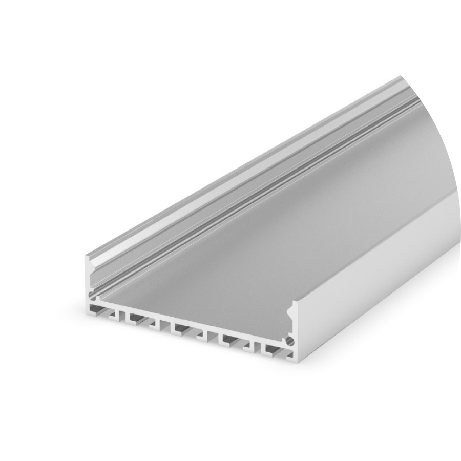 Profil aluminiu LED aplicat P20-1 argintiu anodizat [2]