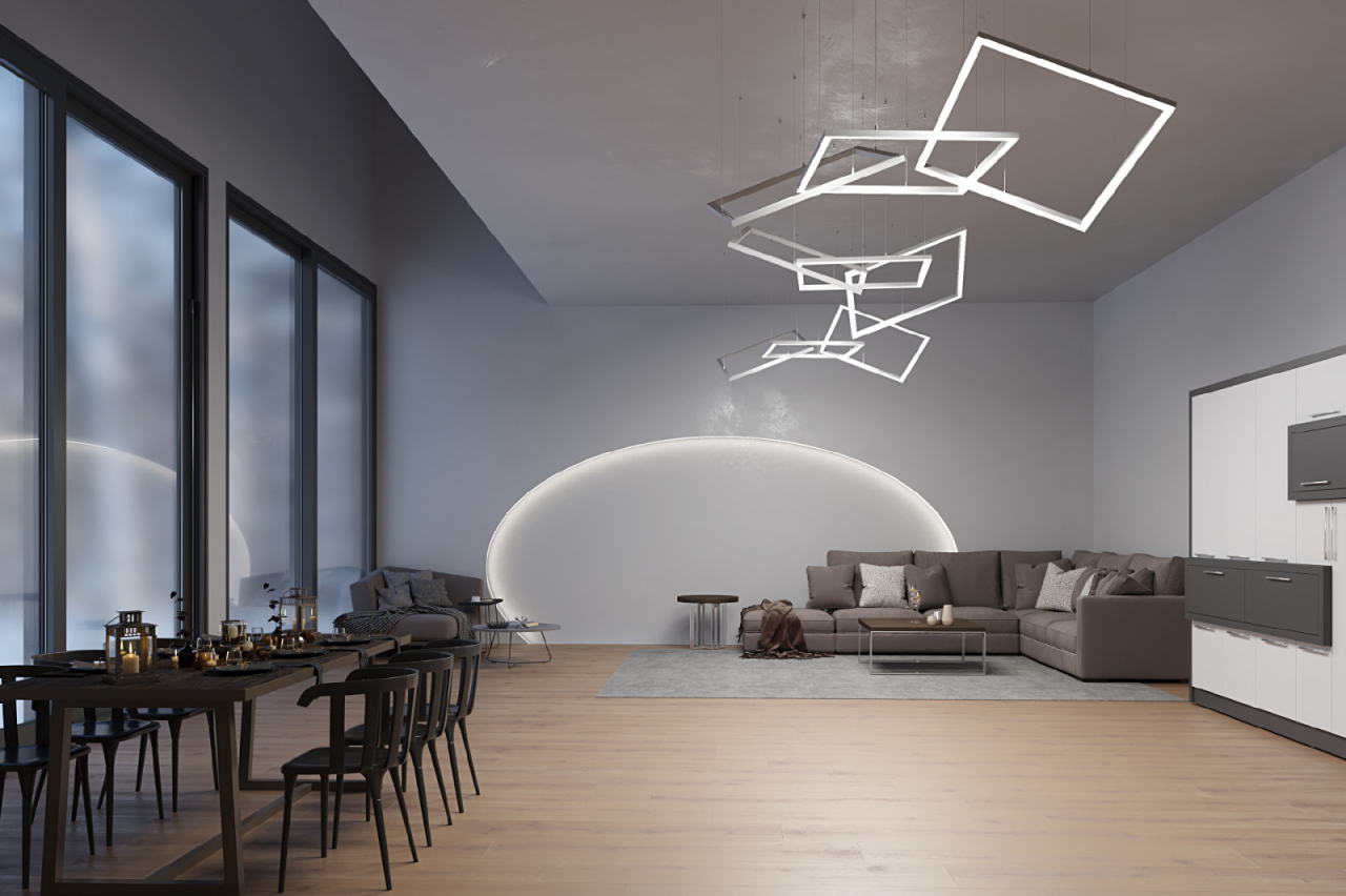 Profil aluminiu LED aplicat P22-3 negru [5]