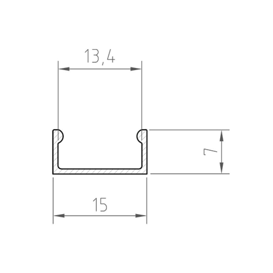 Profil aluminiu LED aplicat P4-1 negru [3]
