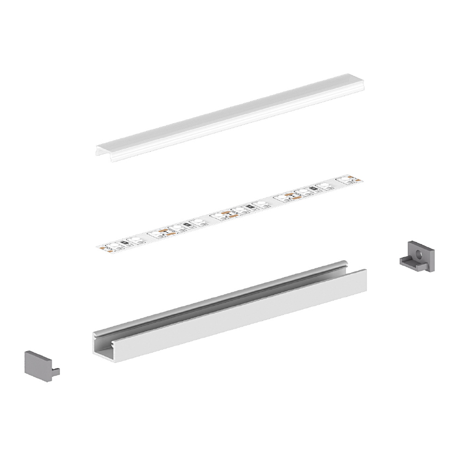 Profil aluminiu LED aplicat P4-2 negru [5]