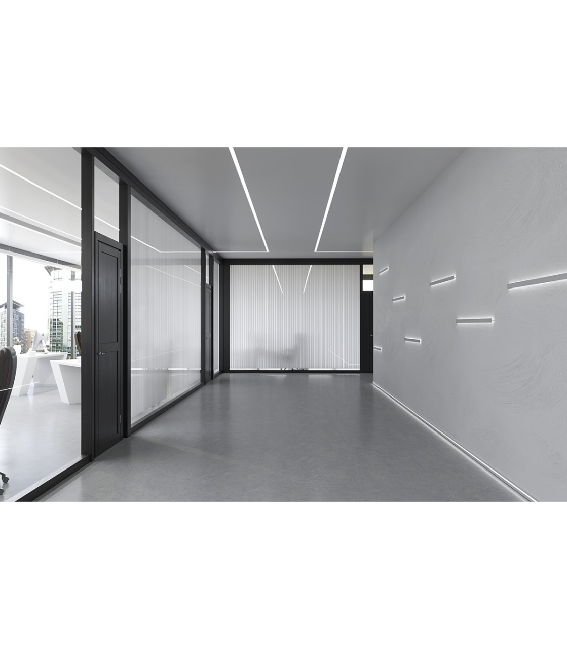 Profil aluminiu LED aplicat P9-1 negru [3]