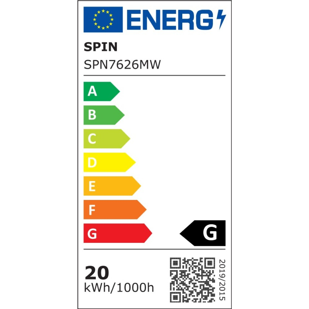 Proiector LED 20W • 1800lm • 6500K • IP65 • 120° - Galaxy, alb [2]