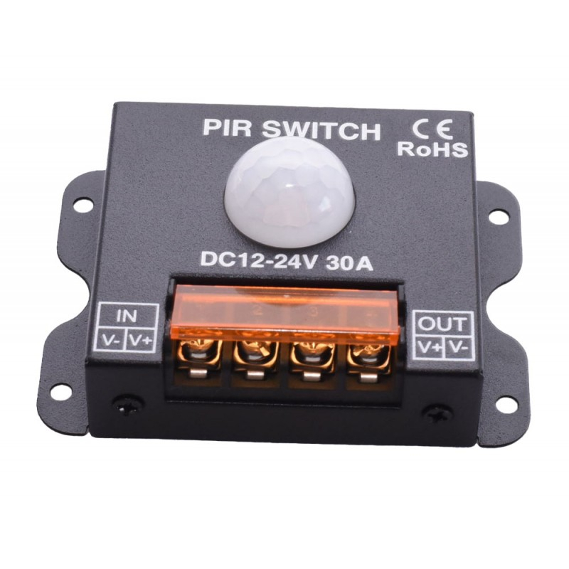 SENZOR PIR-30 COMUTATOR MISCARE 12V-24V/30A - accesoriu bandă LED [6]