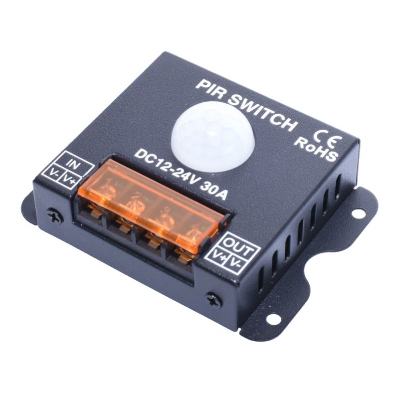 SENZOR PIR-30 COMUTATOR MISCARE 12V-24V/30A - accesoriu bandă LED [5]