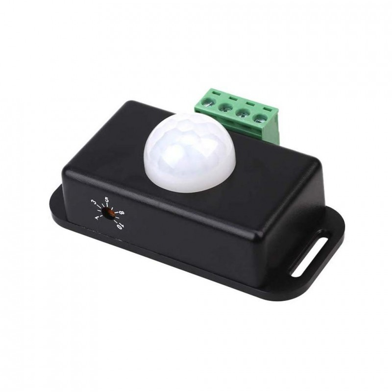 SENZOR PIR-8 COMUTATOR MISCARE 12V-24V/6A - accesoriu bandă LED [4]
