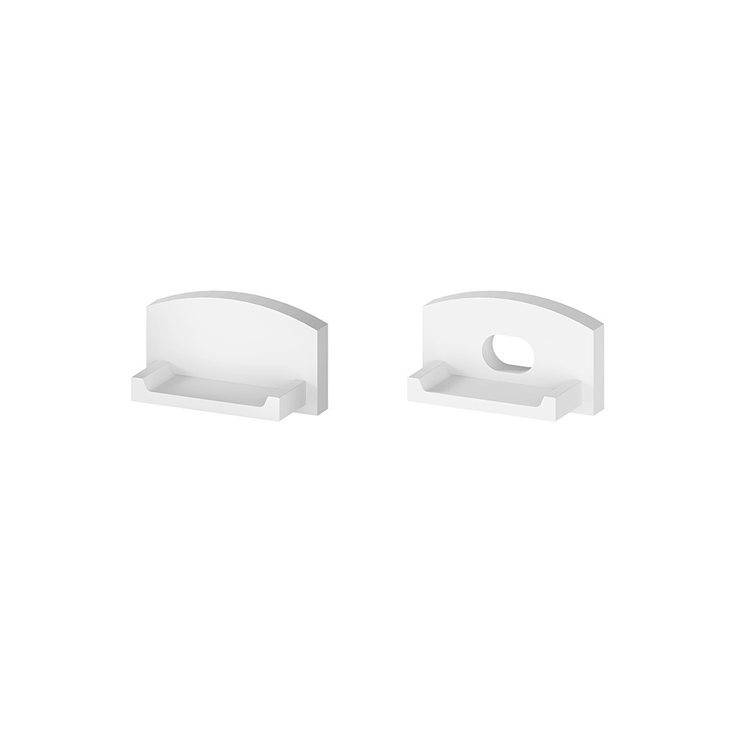 Set de capace de capat din plastic P4-1, P6-3, GK6-3 [C1,C4] - accesoriu profil LED [3]