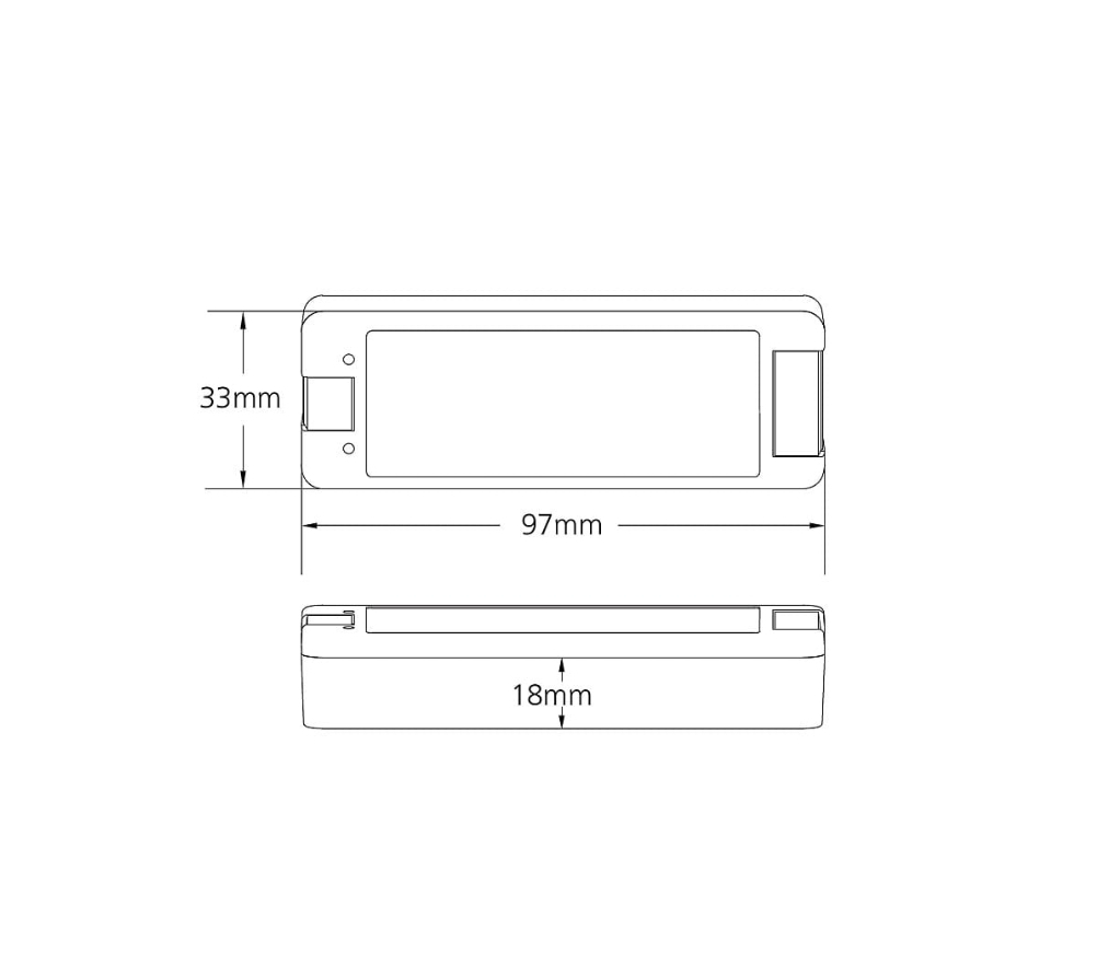 Set dimmer LED CCT (alb reglabil) • 1 zonă, cu telecomandă și receptor [4]