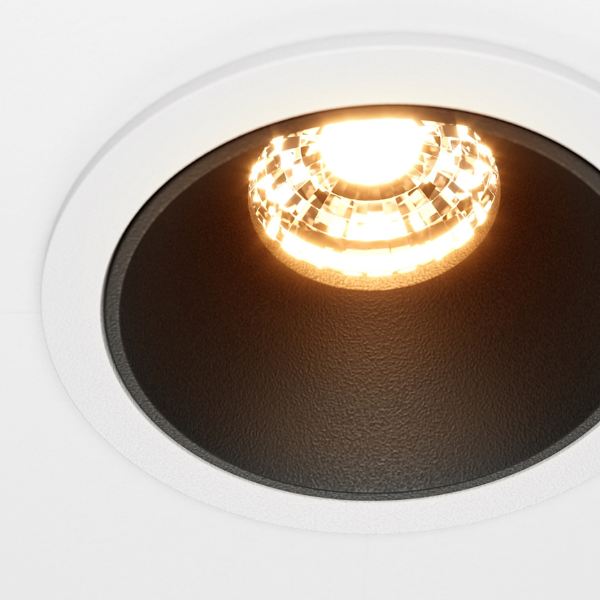 Spot LED Alfa 10W • 2700K • 500lm • Ø6,5 cm - aluminiu, negru [2]