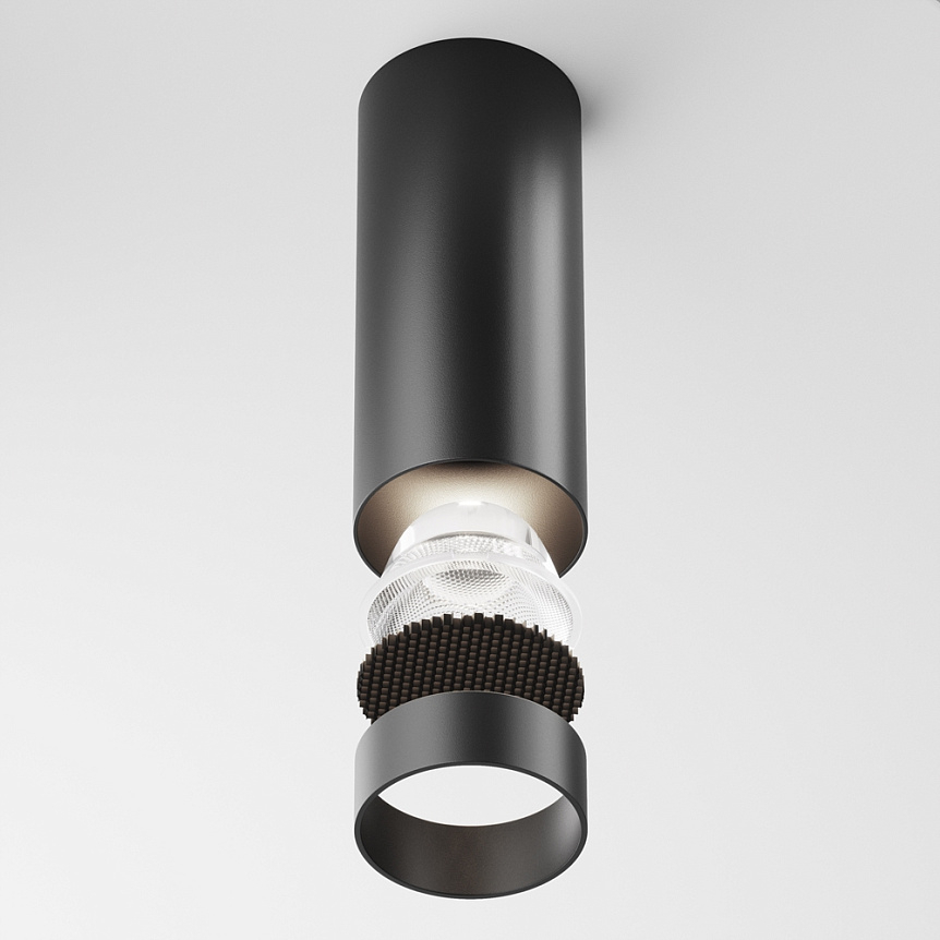 Spot LED Plafon 12W • 4000K • 900lm • Ø5,2 cm - aluminiu, negru [3]