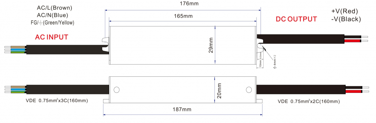 Sursă de alimentare LED 12V 20W carcasă ermetic [2]