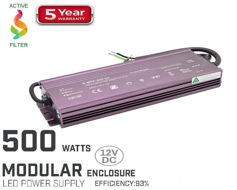 Sursă de alimentare LED 12V 500W carcasă metalica [2]