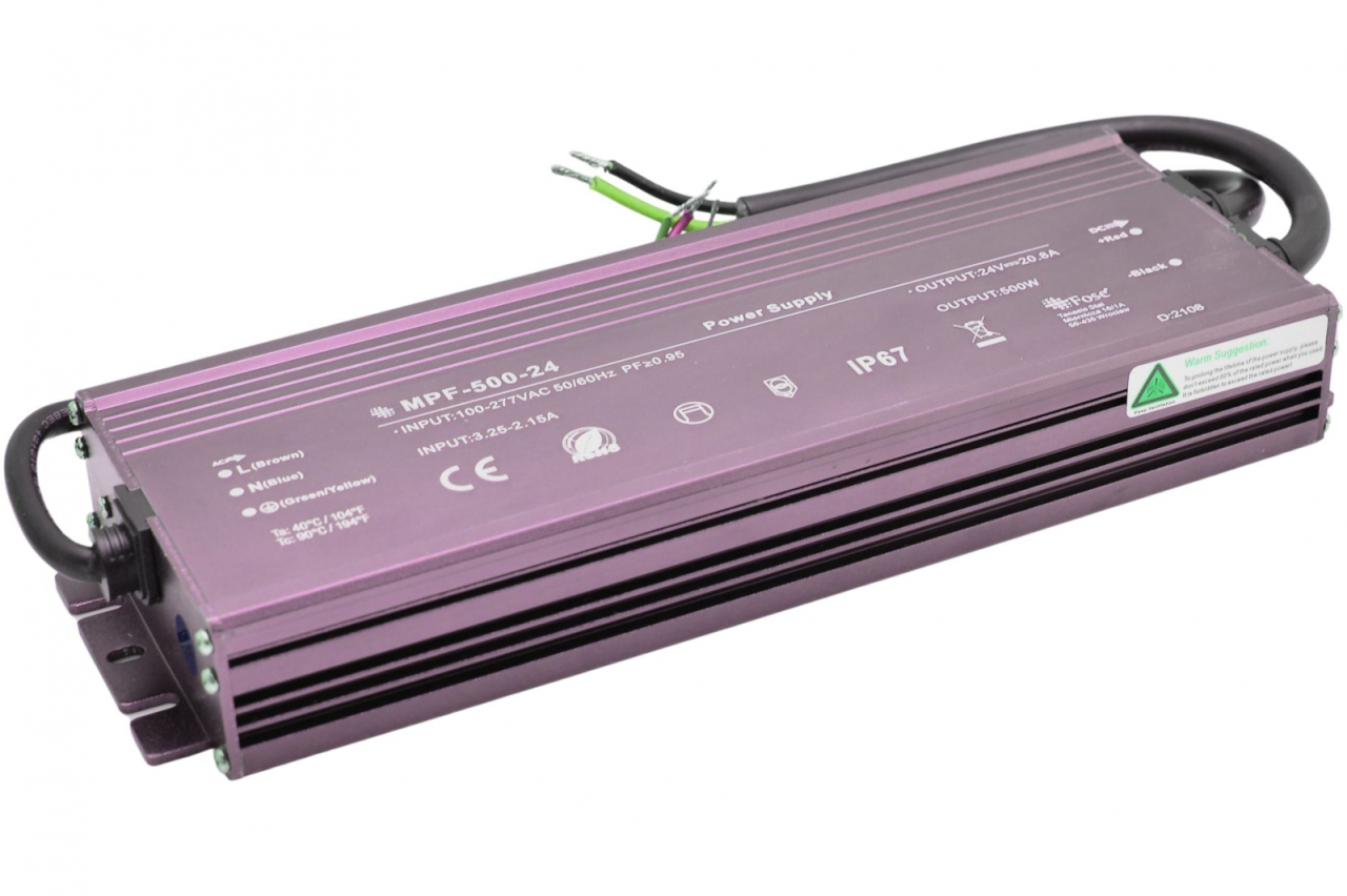 Sursă de alimentare LED 24V 500W carcasă metalica [2]