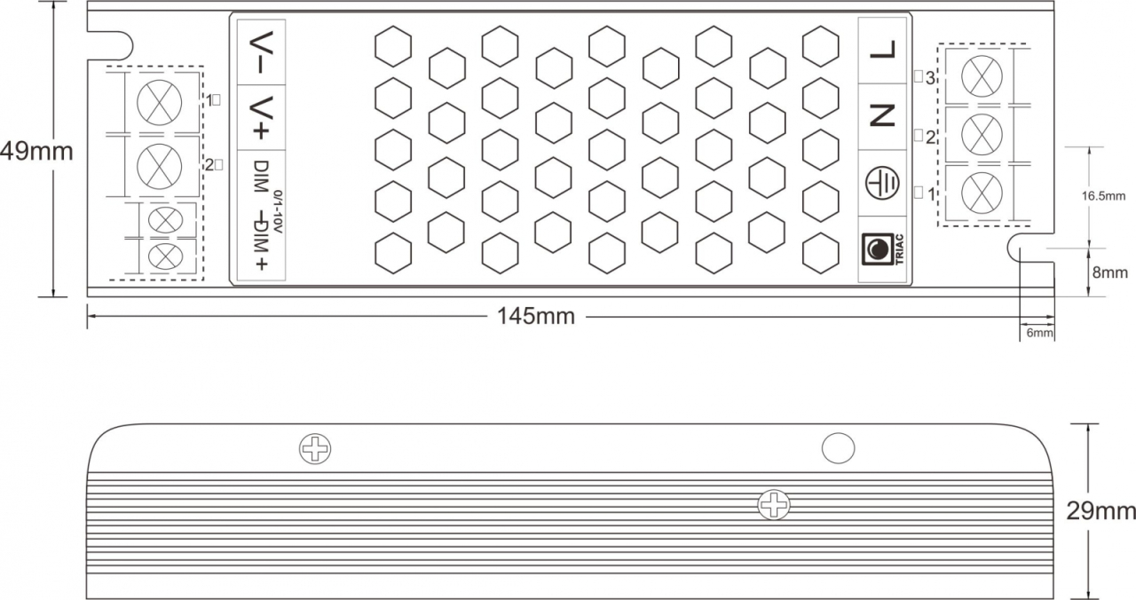 Sursă de alimentare LED 12V 100W carcasă carcasa metalica [2]
