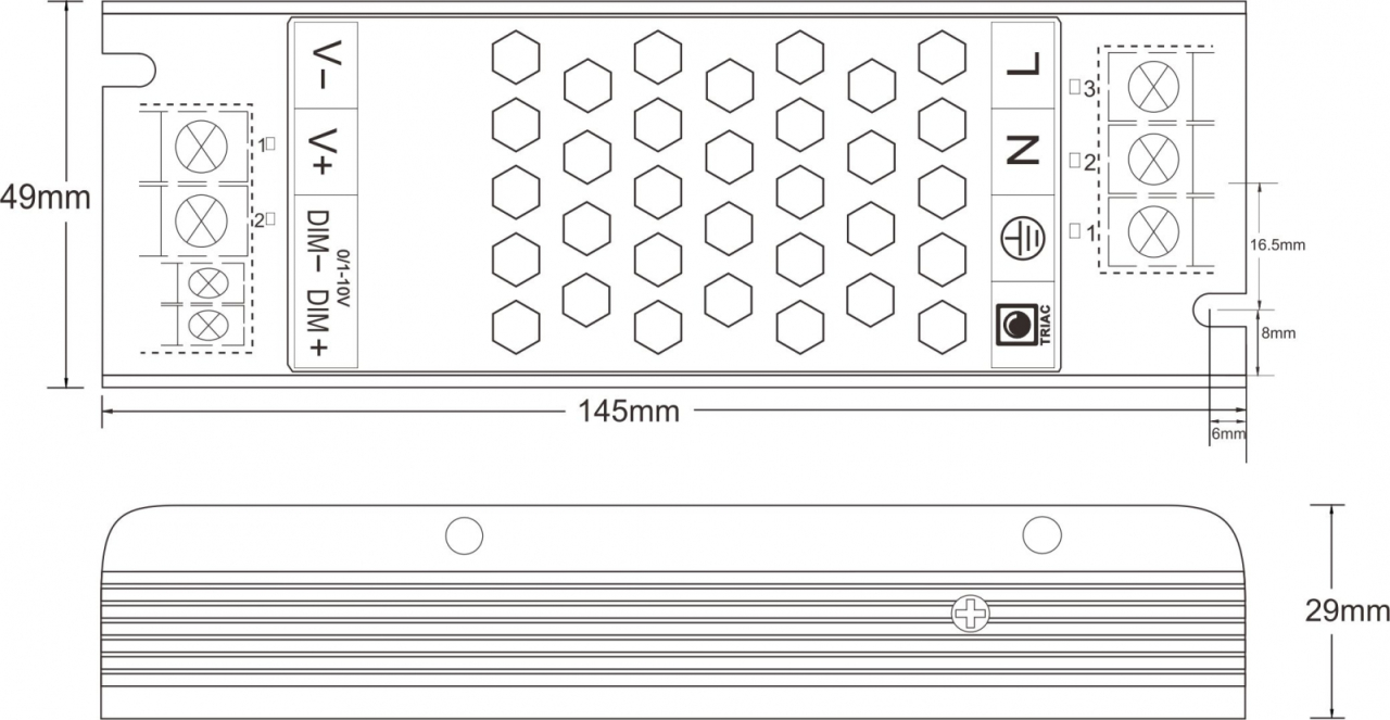 Sursă de alimentare LED 24V 60W carcasă carcasa metalica [2]