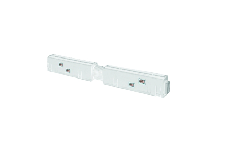 Alimentări 48V - Alimentare cu unghi variabil pentru șină magnetică 48V cu burduf - alb